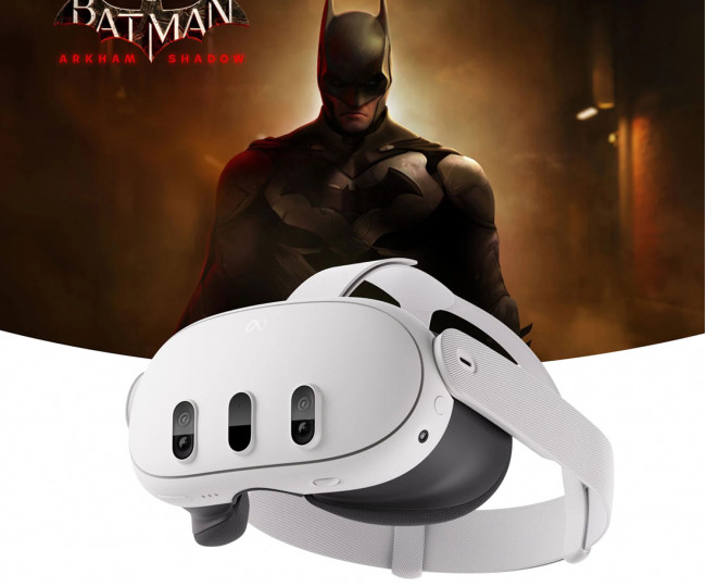 Окуляри віртуальної реальності Meta Quest 3 512GB Batman Arkham Shadow Bundle